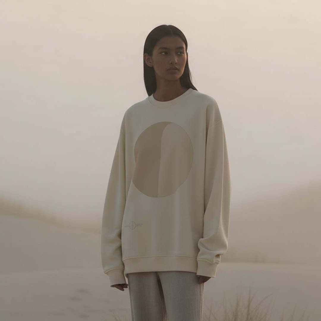 'Rocky' certified organic (relaxed) jumper – oat (women) by Oldest Daughter