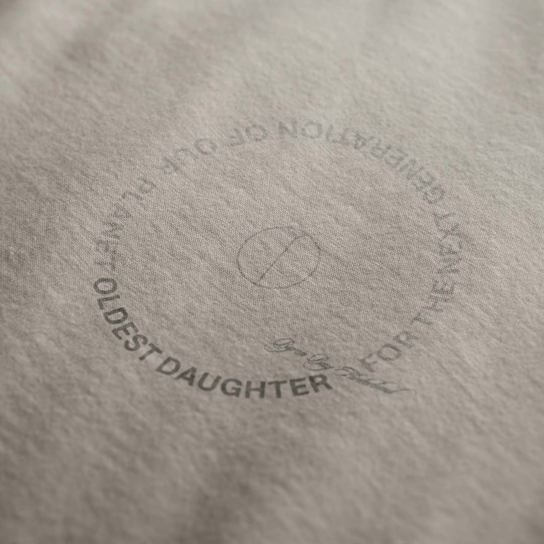 LIMITED EDITION (Pre-Order): 'Next Gen' certified organic (oversized) tee – willow (unisex) by Oldest Daughter