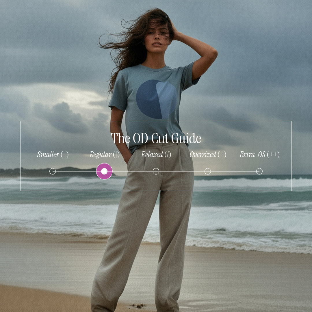 PRE-ORDER: 'Southerly' certified organic (basic) tee – storm blue (women) by Oldest Daughter