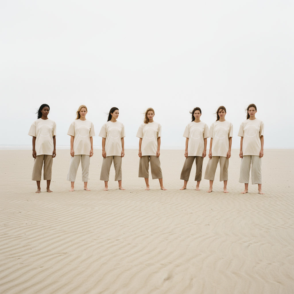 LIMITED EDITION (Pre-Order): 'Next Gen' certified organic (oversized) tee – natural (unisex) by Oldest Daughter