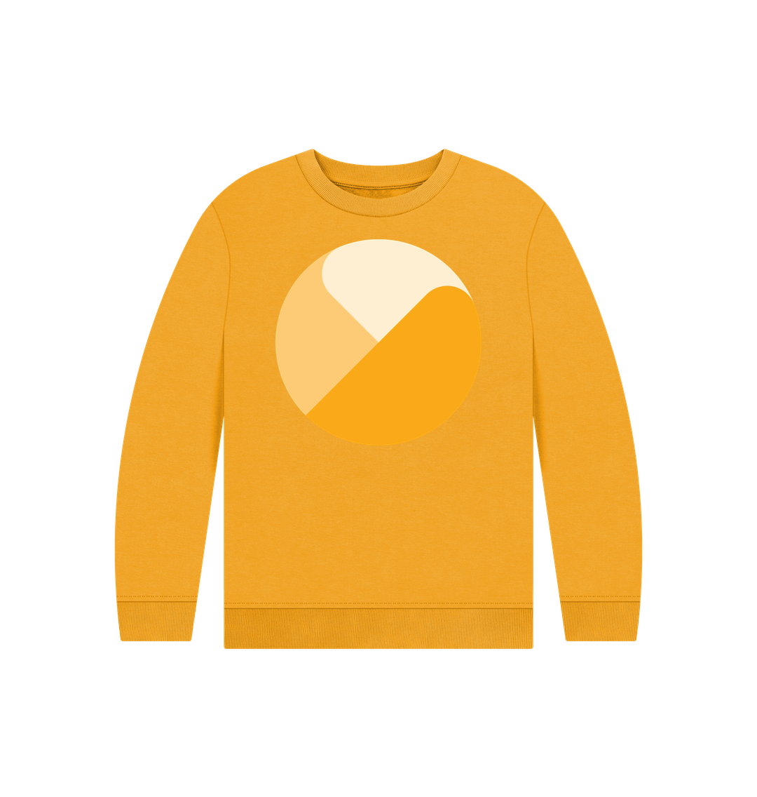 Mustard 'Sonny Smith' Organic Kids Jumper by Youngest Daughter