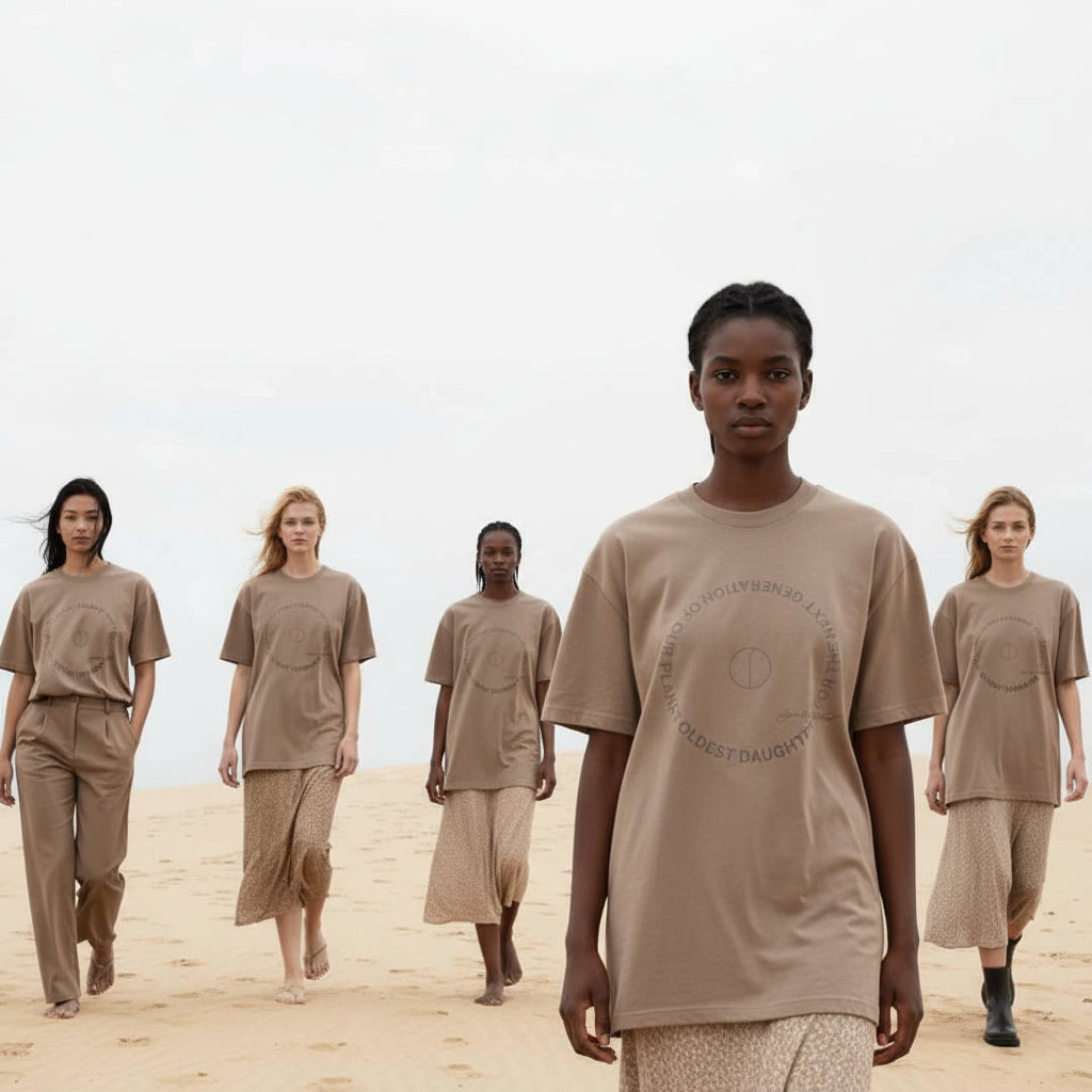 LIMITED EDITION (Pre-Order): 'Next Gen' certified organic (oversized) tee – willow (unisex) by Oldest Daughter