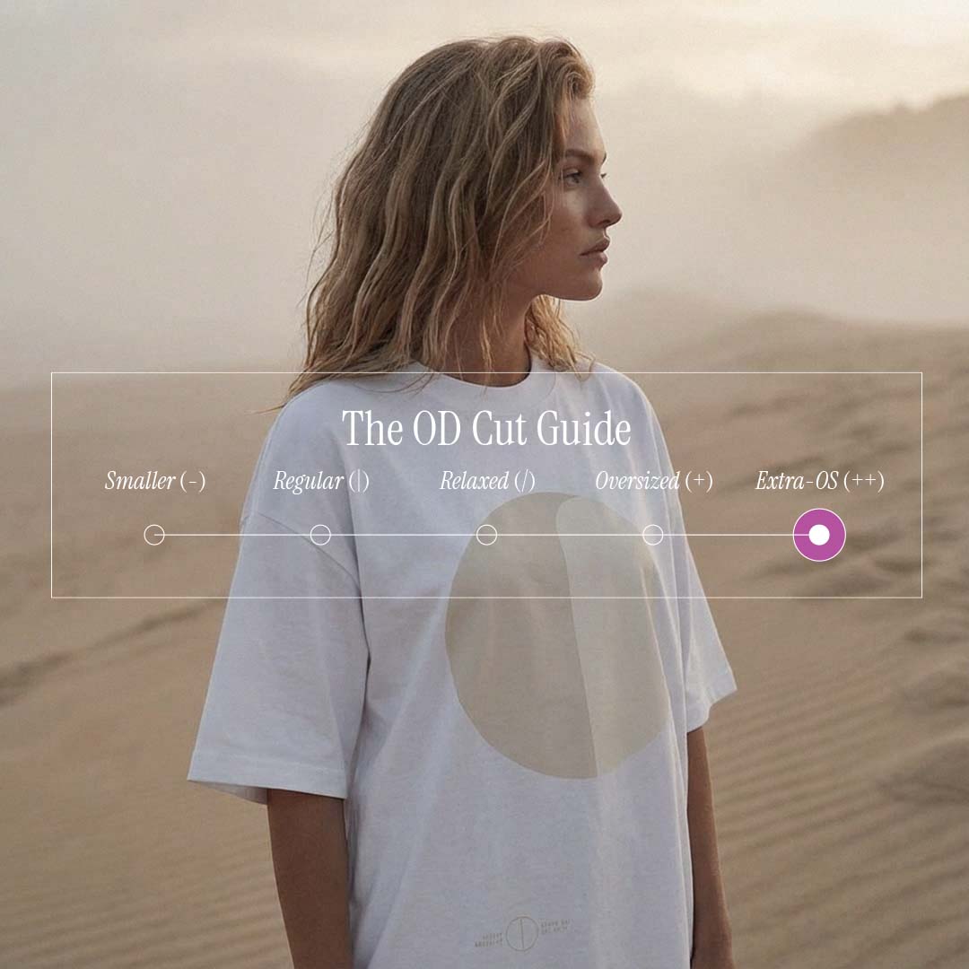 'Nothing is Black & White' certified organic (extra-oversized) boyfriend tee – white (unisex) by Oldest Daughter