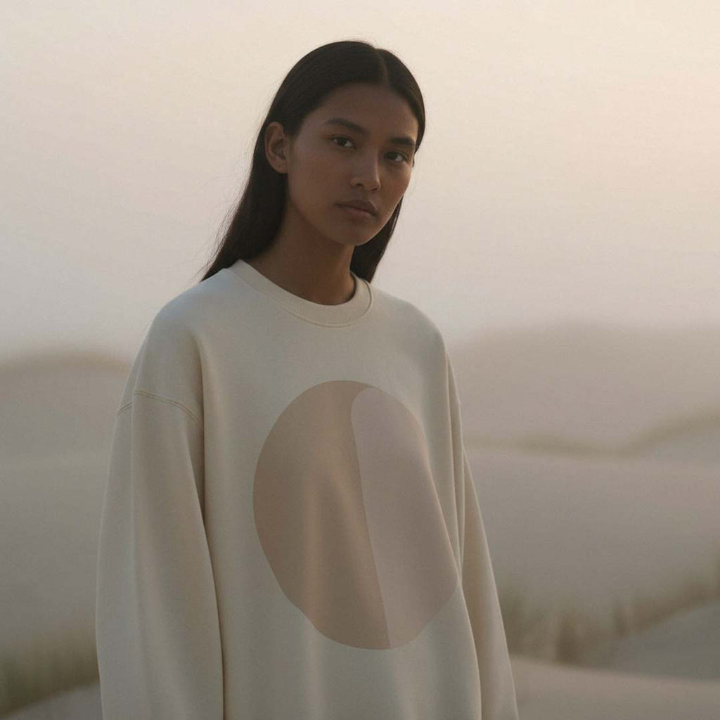 'Rocky' certified organic (relaxed) jumper – oat (women) by Oldest Daughter