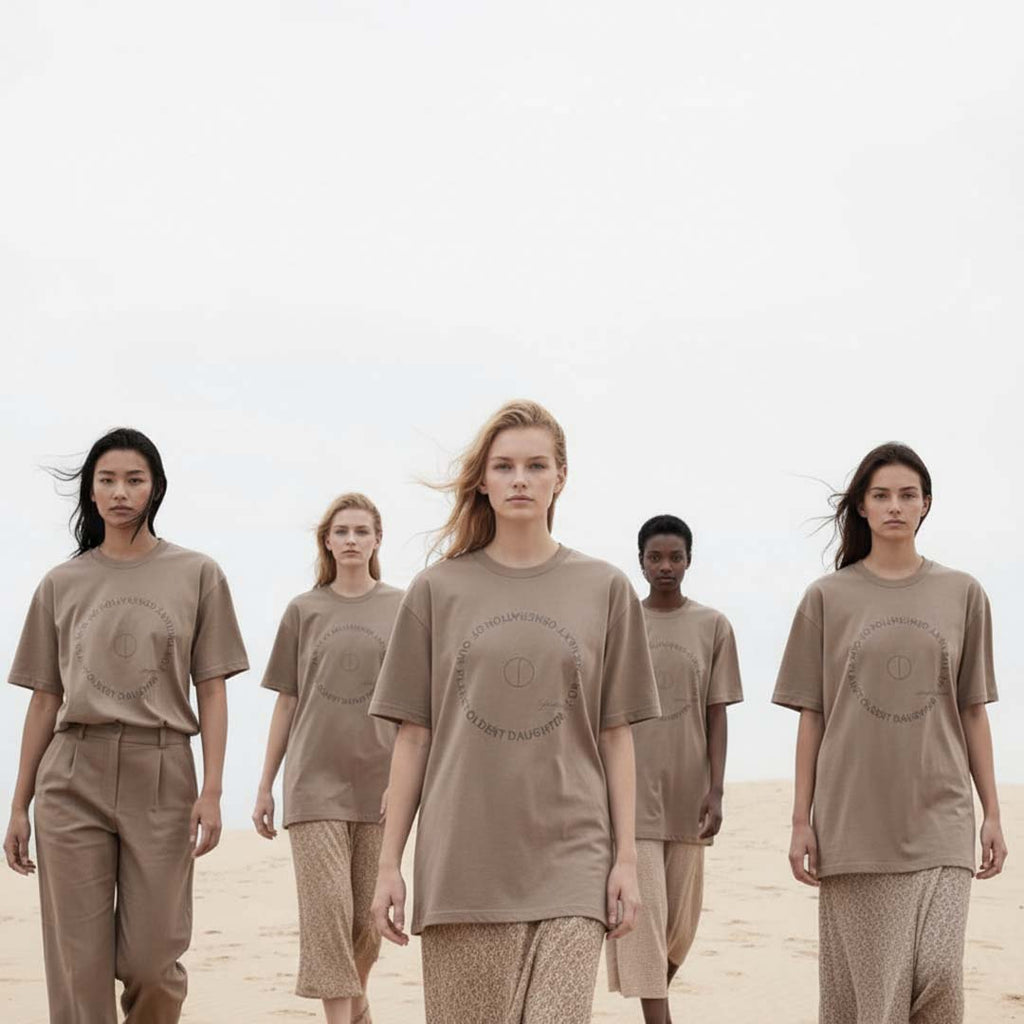 LIMITED EDITION (Pre-Order): 'Next Gen' certified organic (oversized) tee – willow (unisex) by Oldest Daughter