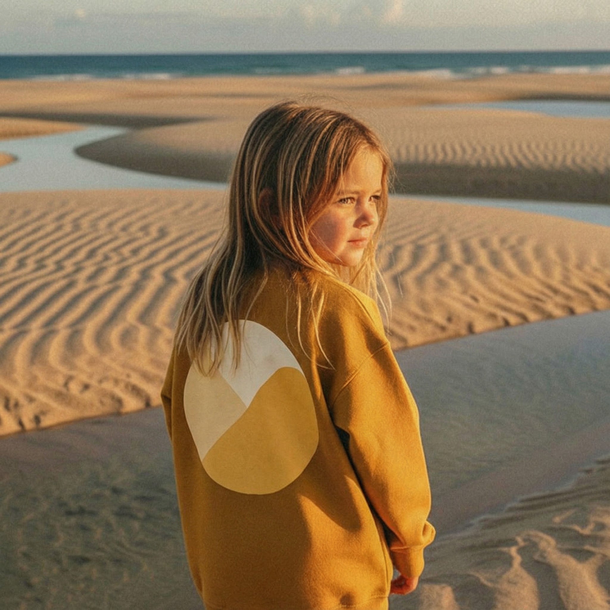 'Create Your Own Sunshine' certified organic jumper – sun yellow (kids unisex) by Youngest Daughter