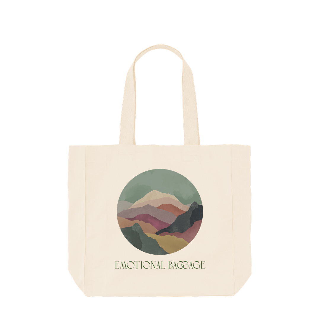 'Emotional Baggage' Eco Tote Shopping Bag by Oldest Daughter