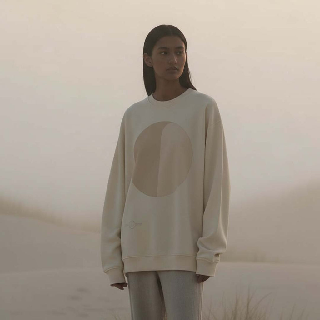 'Rocky' certified organic (relaxed) jumper – oat (women) by Oldest Daughter