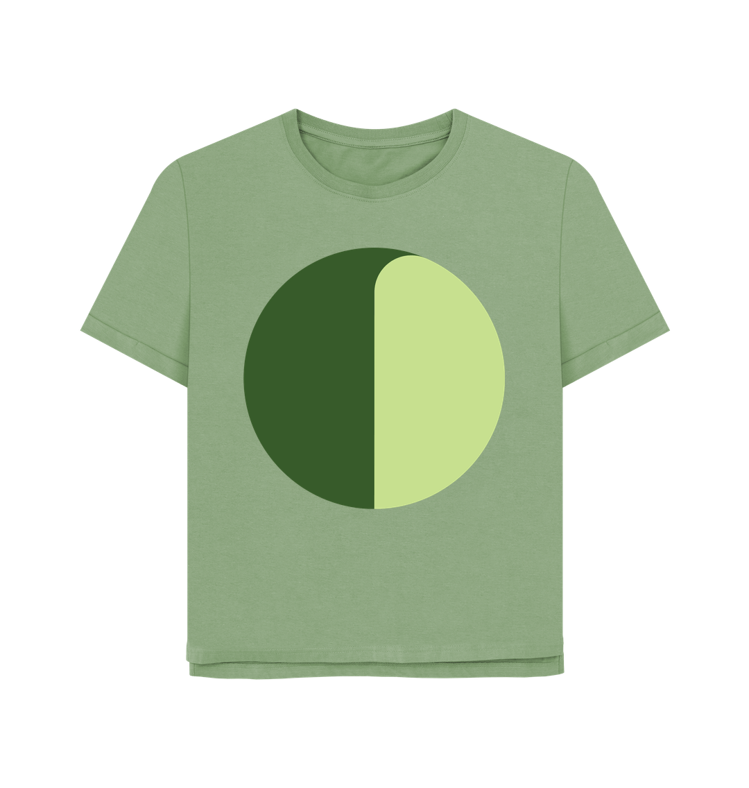 Sage 'Sense of Place' Organic Relaxed Tee by Oldest Daughter