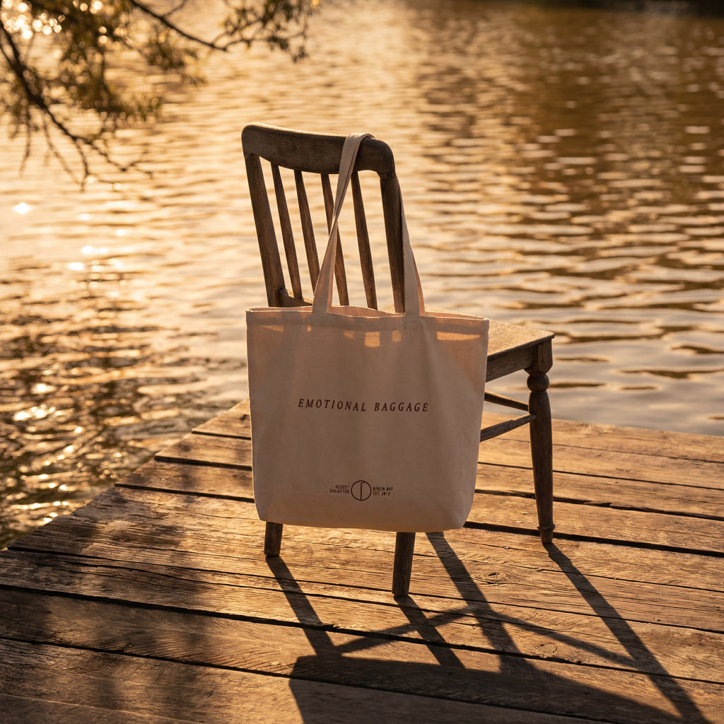 Ep. 11: EMOTIONAL BAGGAGE organic tote shopping bag
