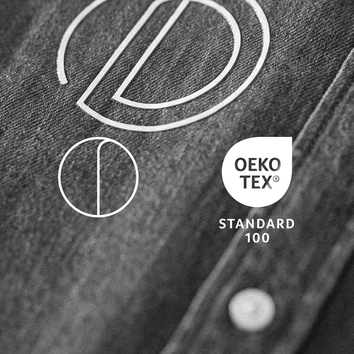 DEE organic denim shirt styled with black leather gloves and boots – Oldest Daughter