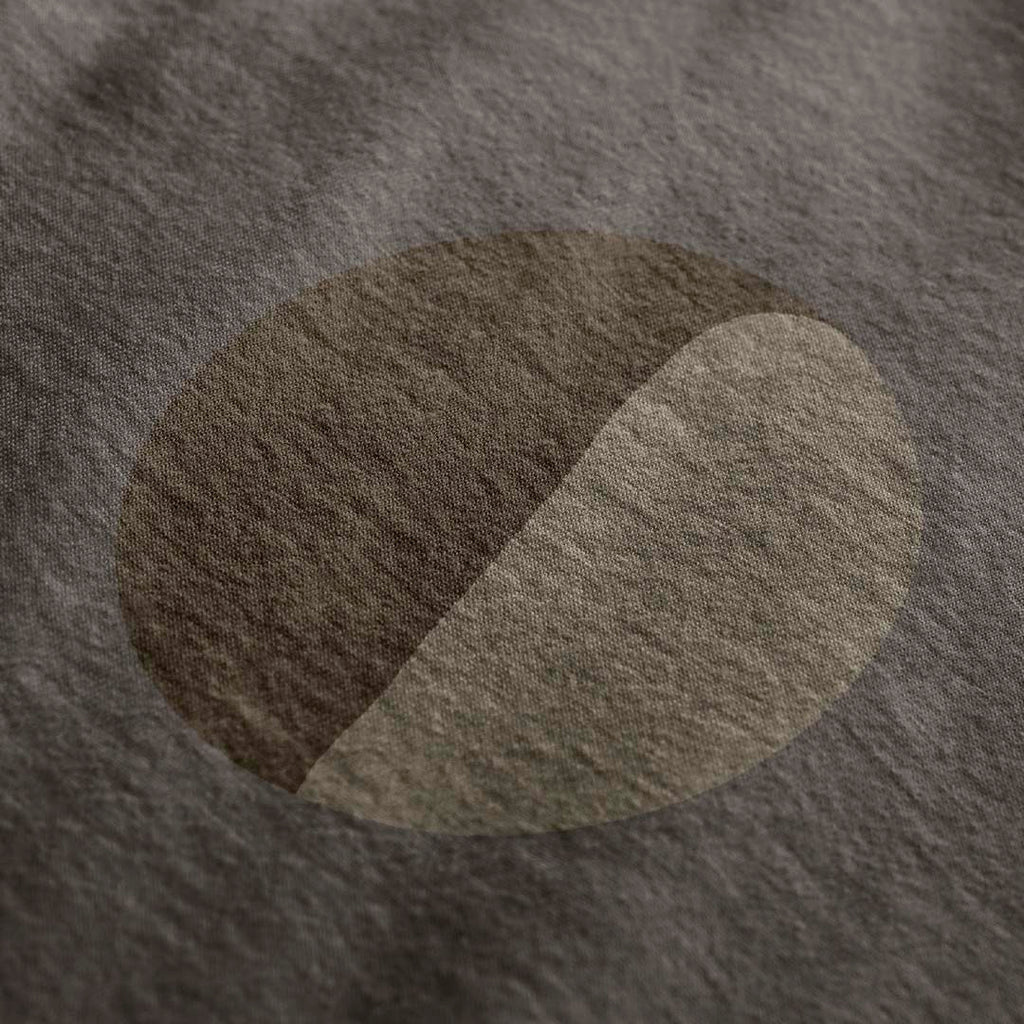 'Disturbing Dirt' certified organic (oversized) tee – muted brown (women) by Oldest Daughter