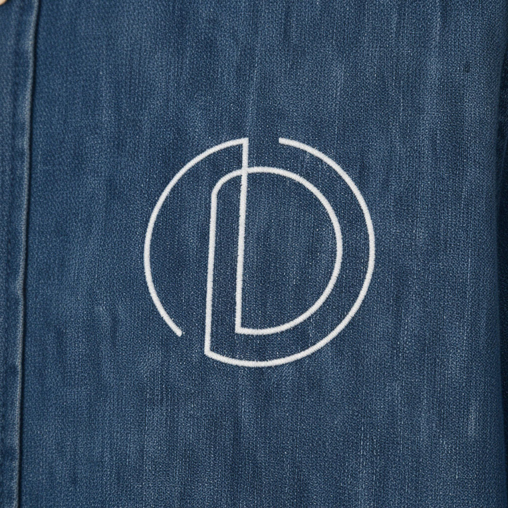 LIMITED EDITION (Pre-Sale): 'Double OD' certified organic (relaxed) shirt – denim blue (women) by Oldest Daughter
