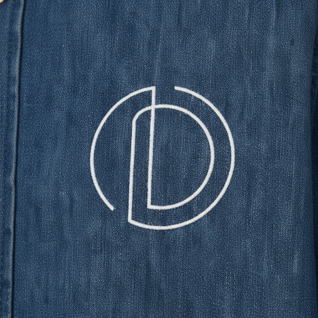 LIMITED EDITION (Pre-Sale): 'Double OD' certified organic (relaxed) shirt – denim blue (women) by Oldest Daughter