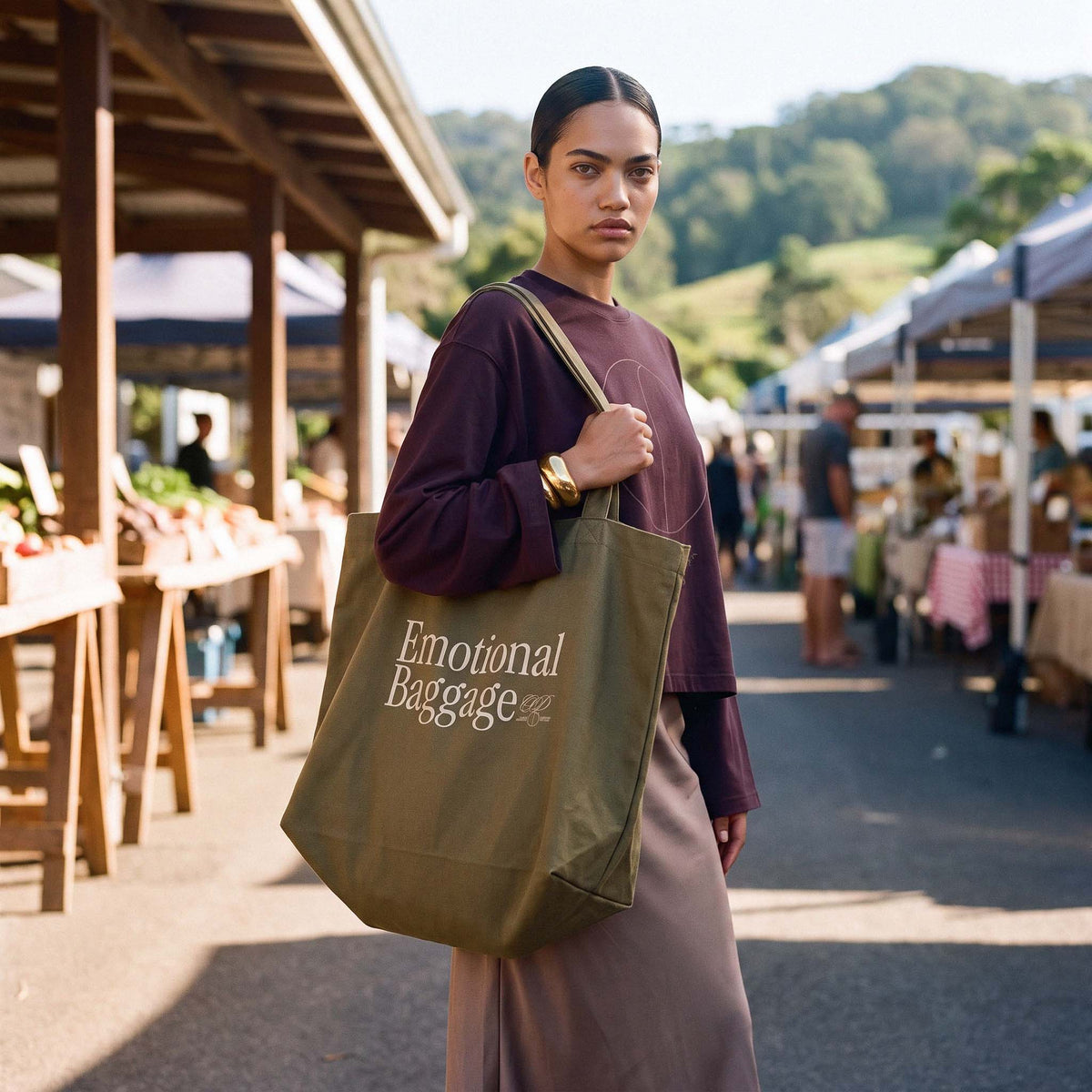 (PRE-SALE) Ep. 79: EMOTIONAL BAGGAGE canvas weekender tote bag