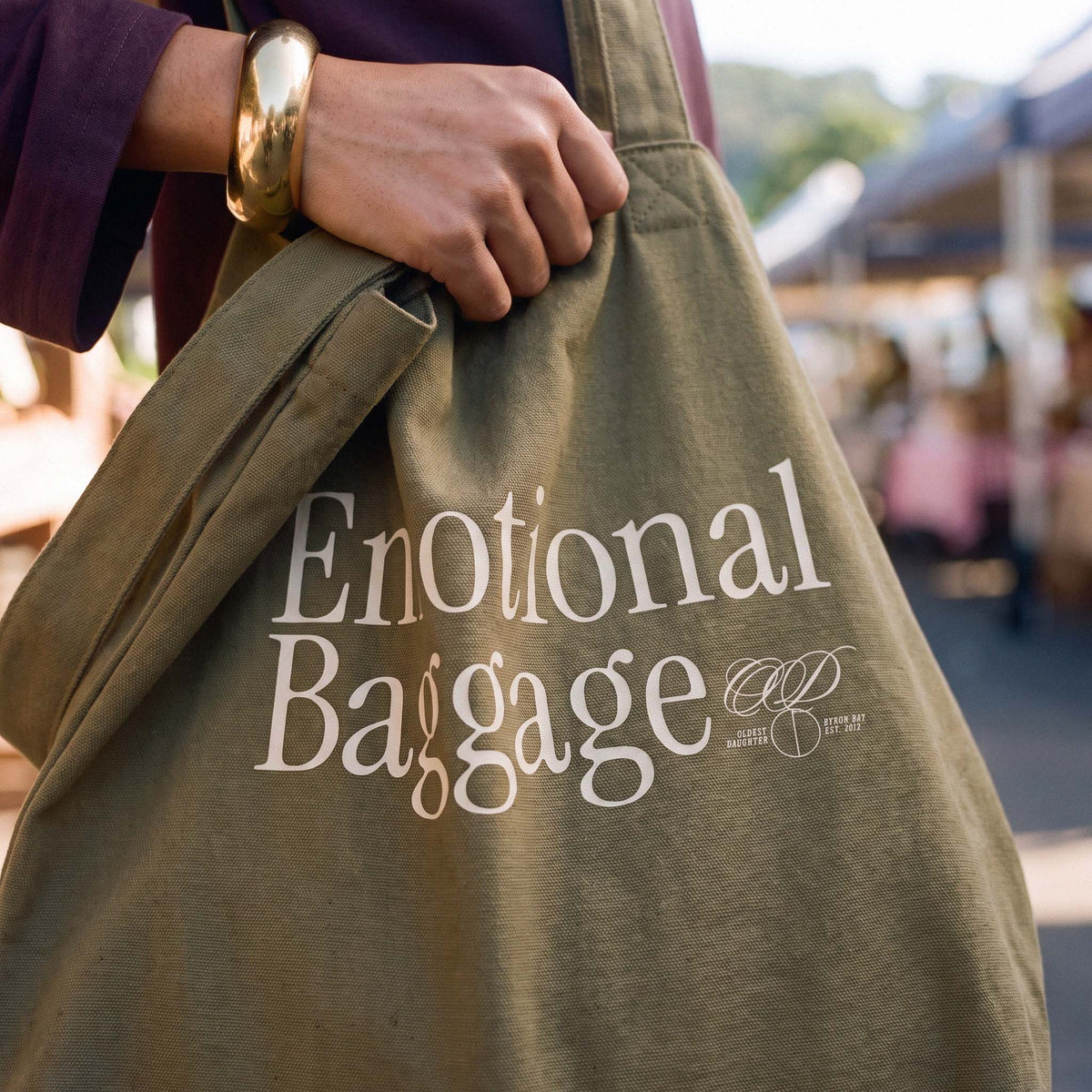 (PRE-SALE) Ep. 79: EMOTIONAL BAGGAGE canvas weekender tote bag