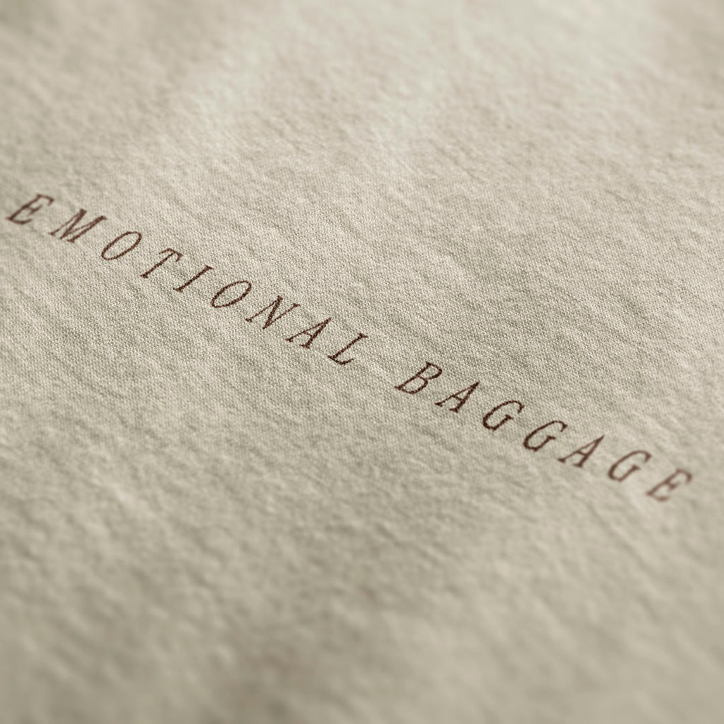 'Emotional Baggage' organic shopping bag by Oldest Daughter