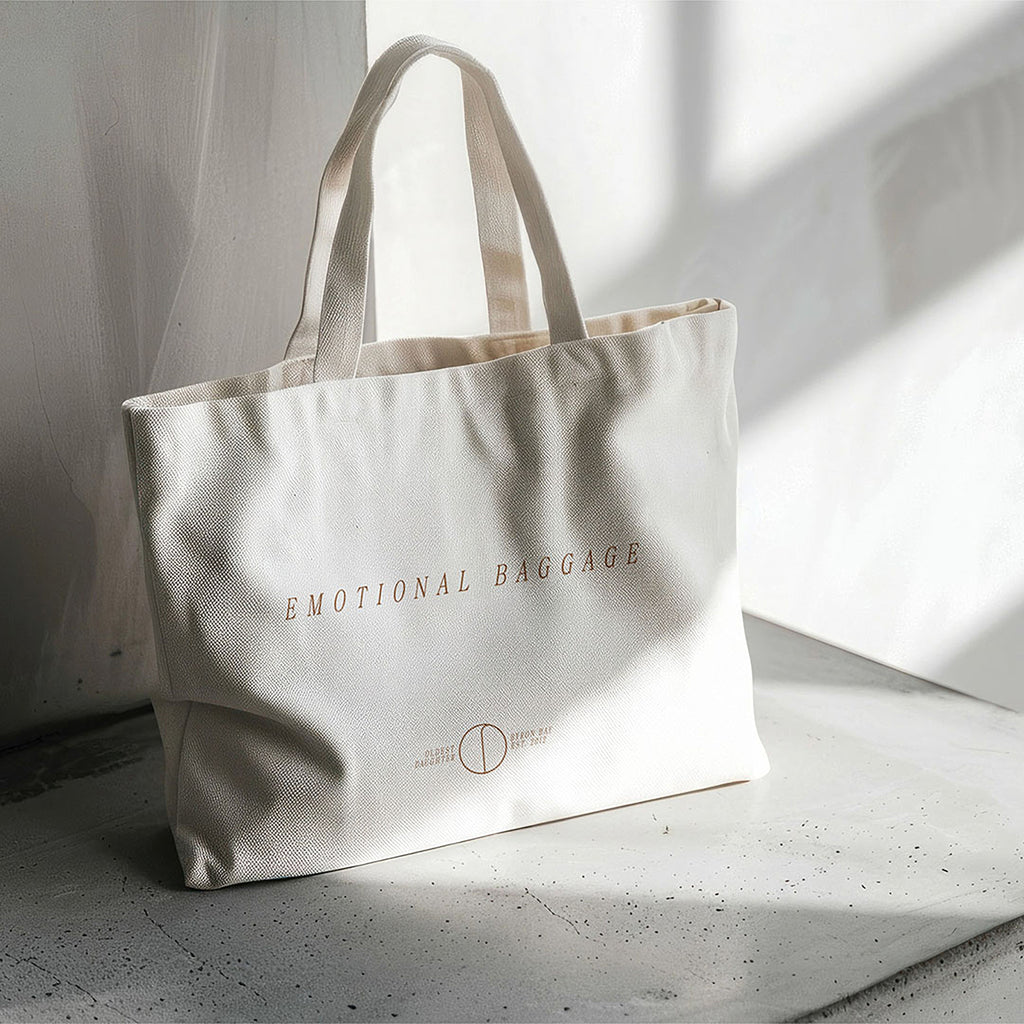 Ep. 11: EMOTIONAL BAGGAGE organic tote shopping bag