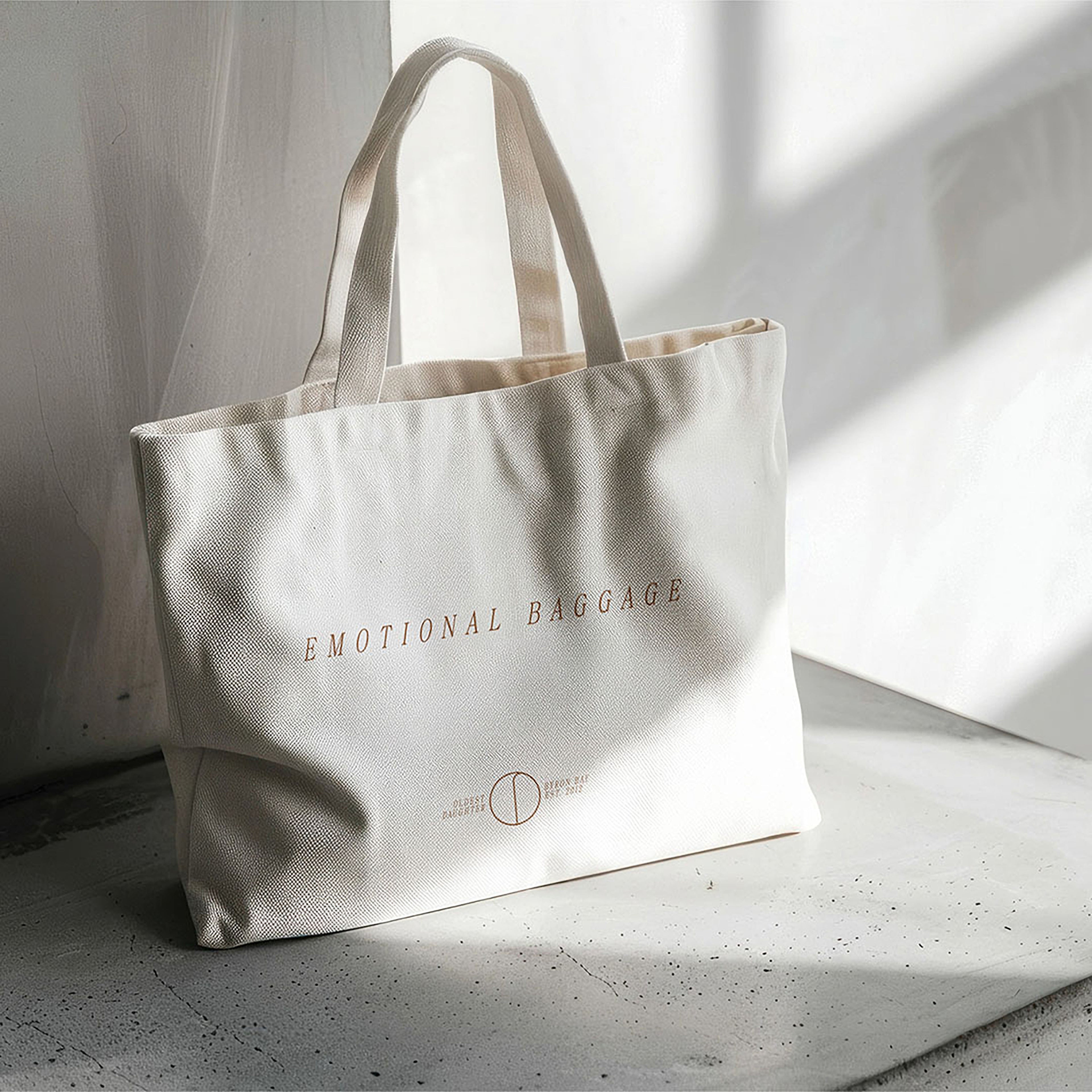 Ep. 11: EMOTIONAL BAGGAGE organic tote shopping bag