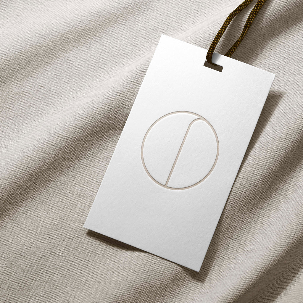 MORNING FOG extra-oversized high neck boyfriend tee