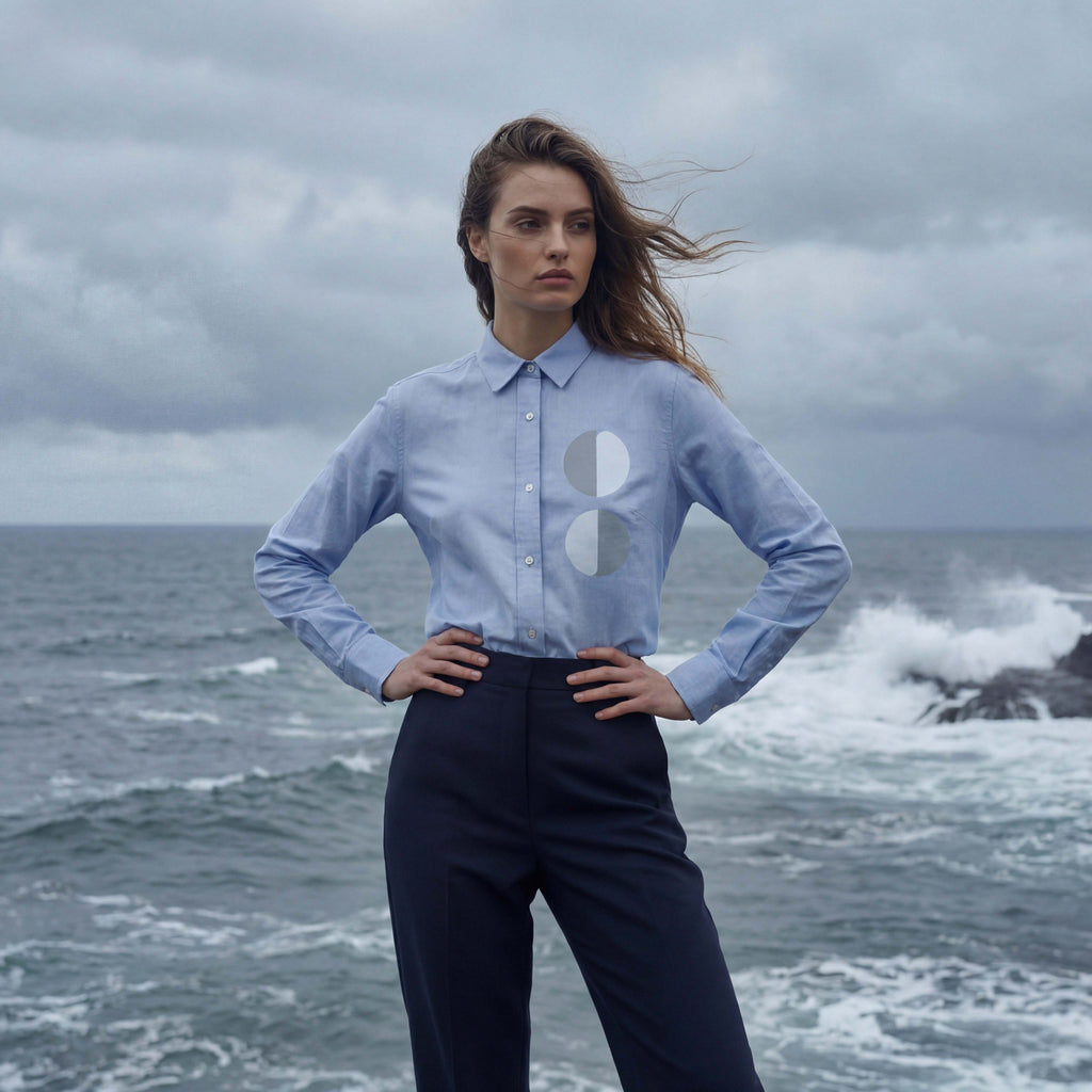Ep. 33: BLUE COLLAR organic tailored women shirt