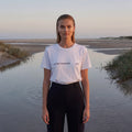 [OD] white organic cotton tee – Oldest Daughter, Byron Bay