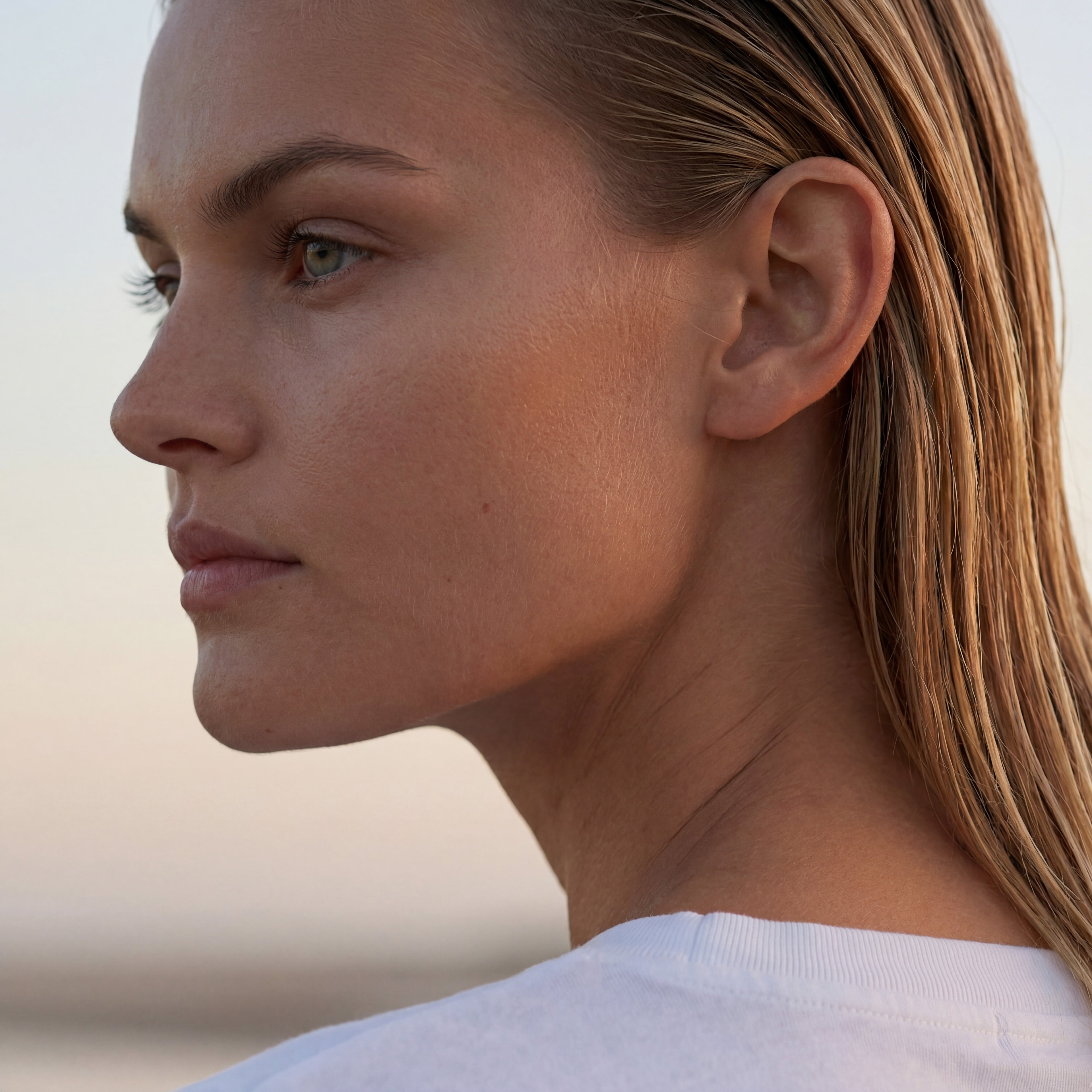 [OD] white organic cotton tee – Oldest Daughter, Byron Bay