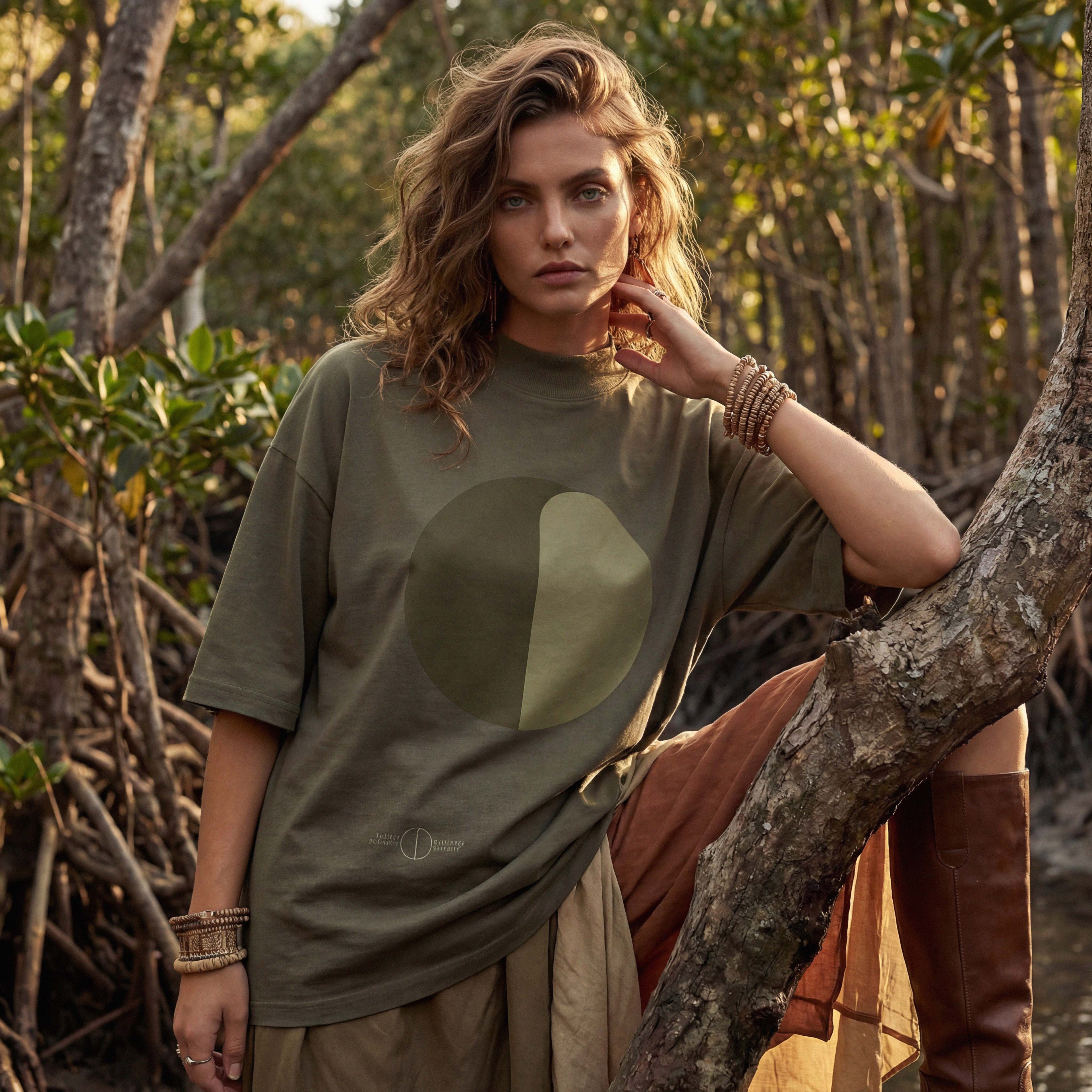 Ep. 40: FOREST GUIDE organic extra-oversized high neck boyfriend tee