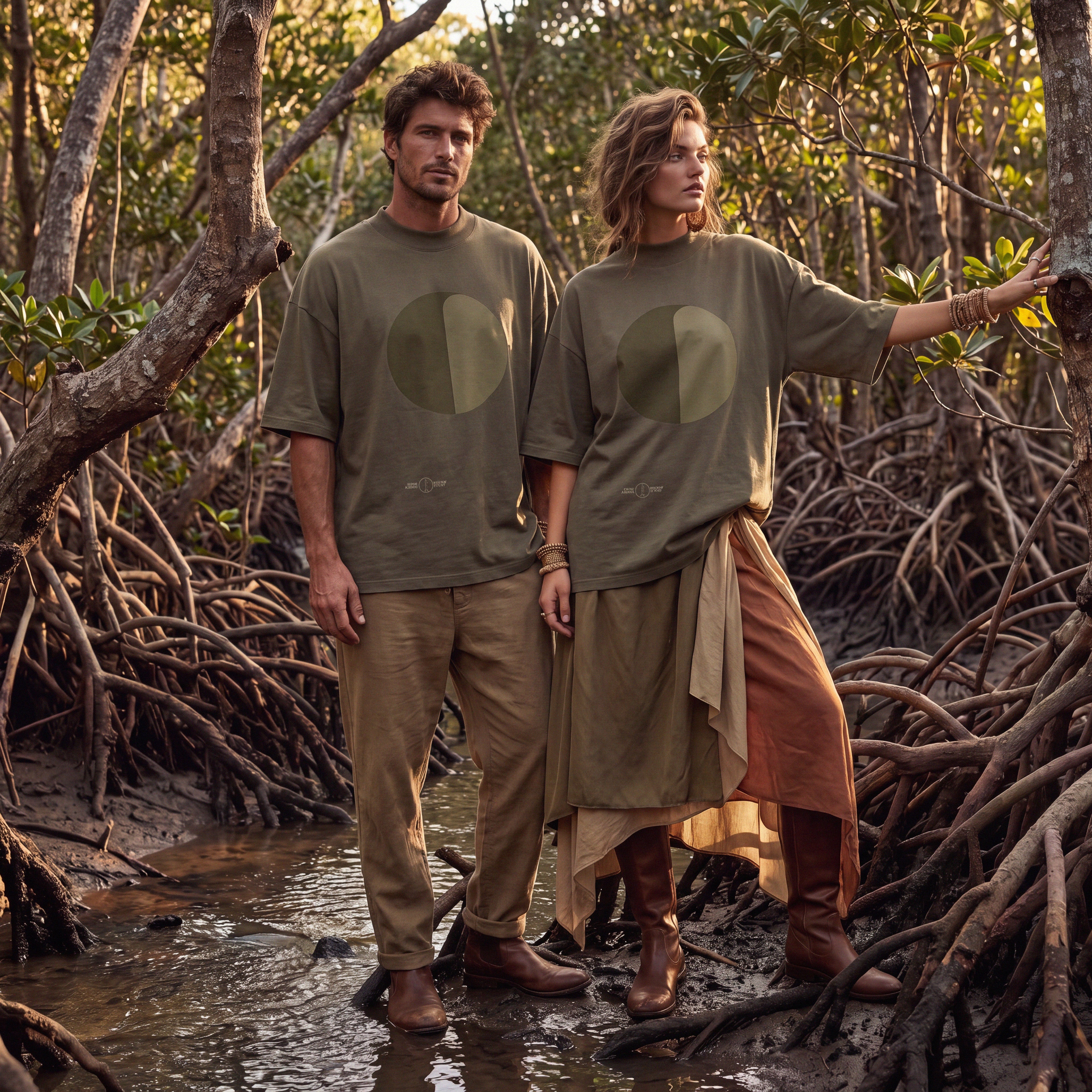 Ep. 40: FOREST GUIDE organic extra-oversized high neck boyfriend tee