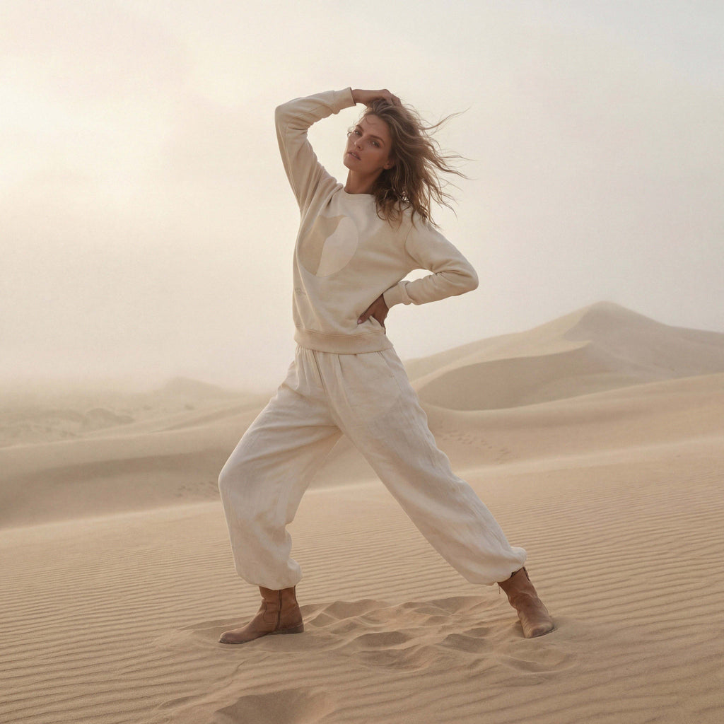 ROCKY oat organic cotton jumper – sustainable fashion, Oldest Daughter