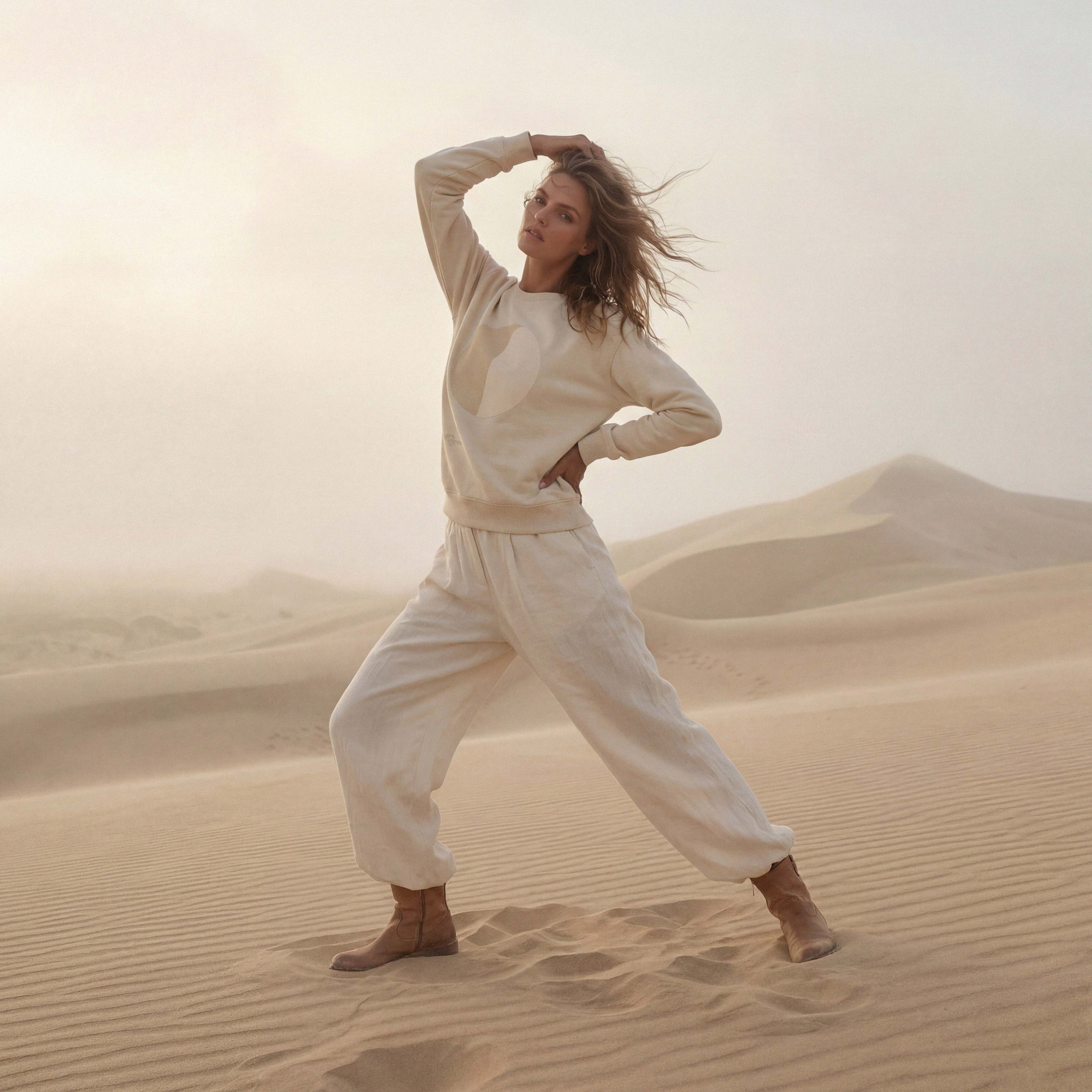 ROCKY oat organic cotton jumper – sustainable fashion, Oldest Daughter