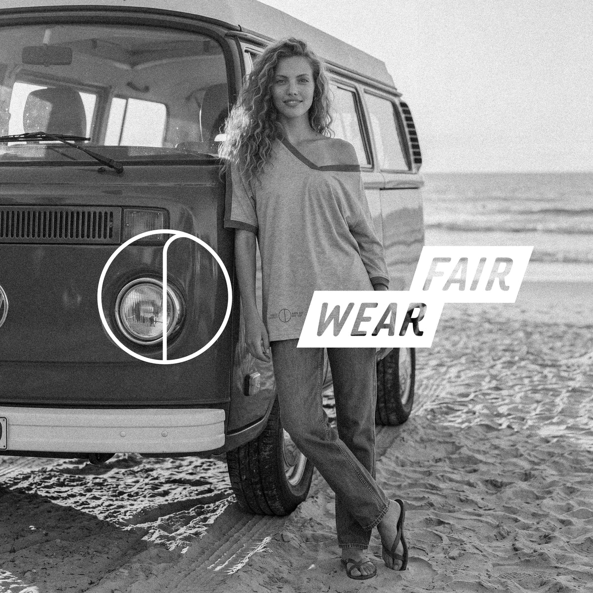 Full-length look at the grey marle FLO boyfriend jersey tee – Oldest Daughter, Byron Bay