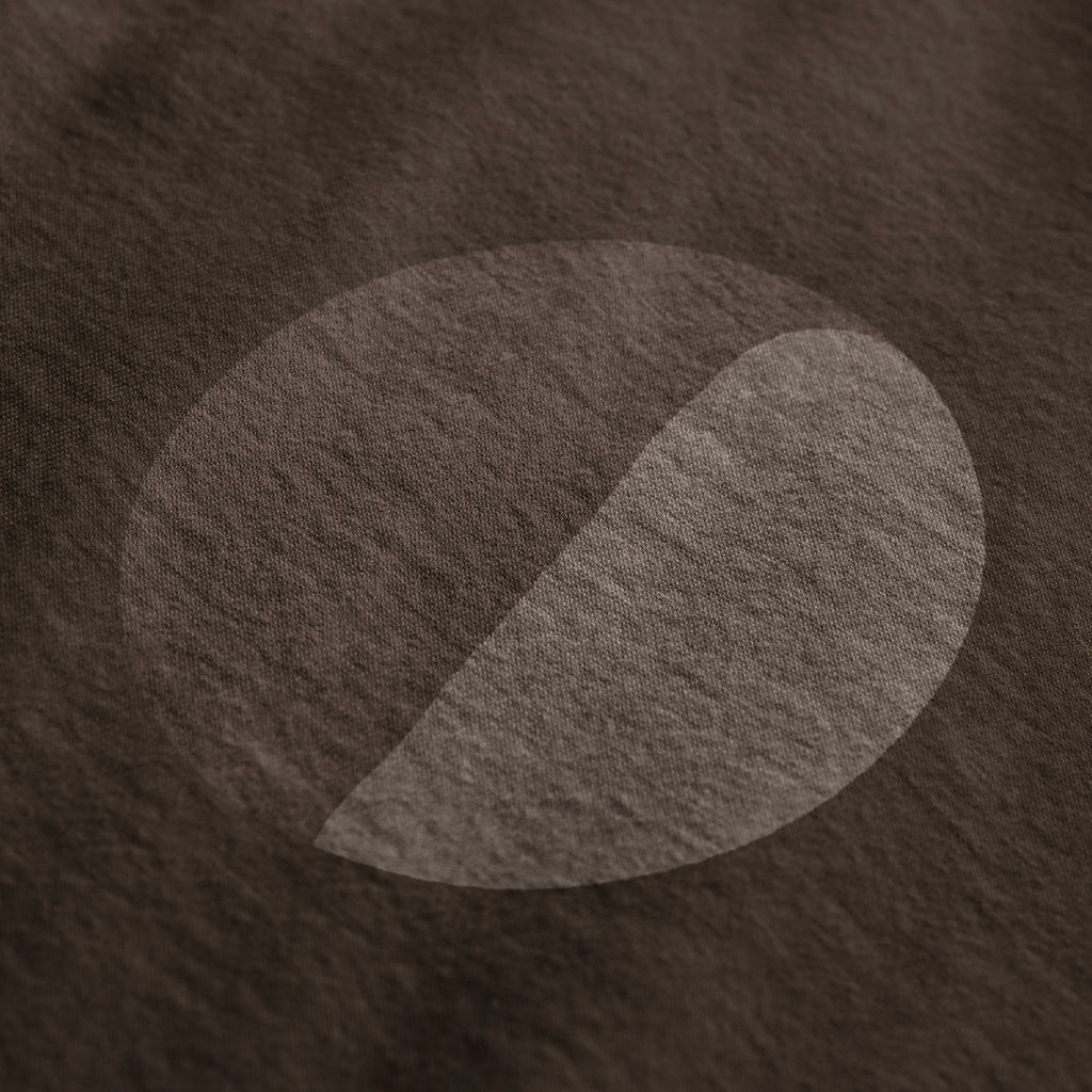 'Home Sweet' certified organic (basic) tee – chocolate brown (women) by Oldest Daughter