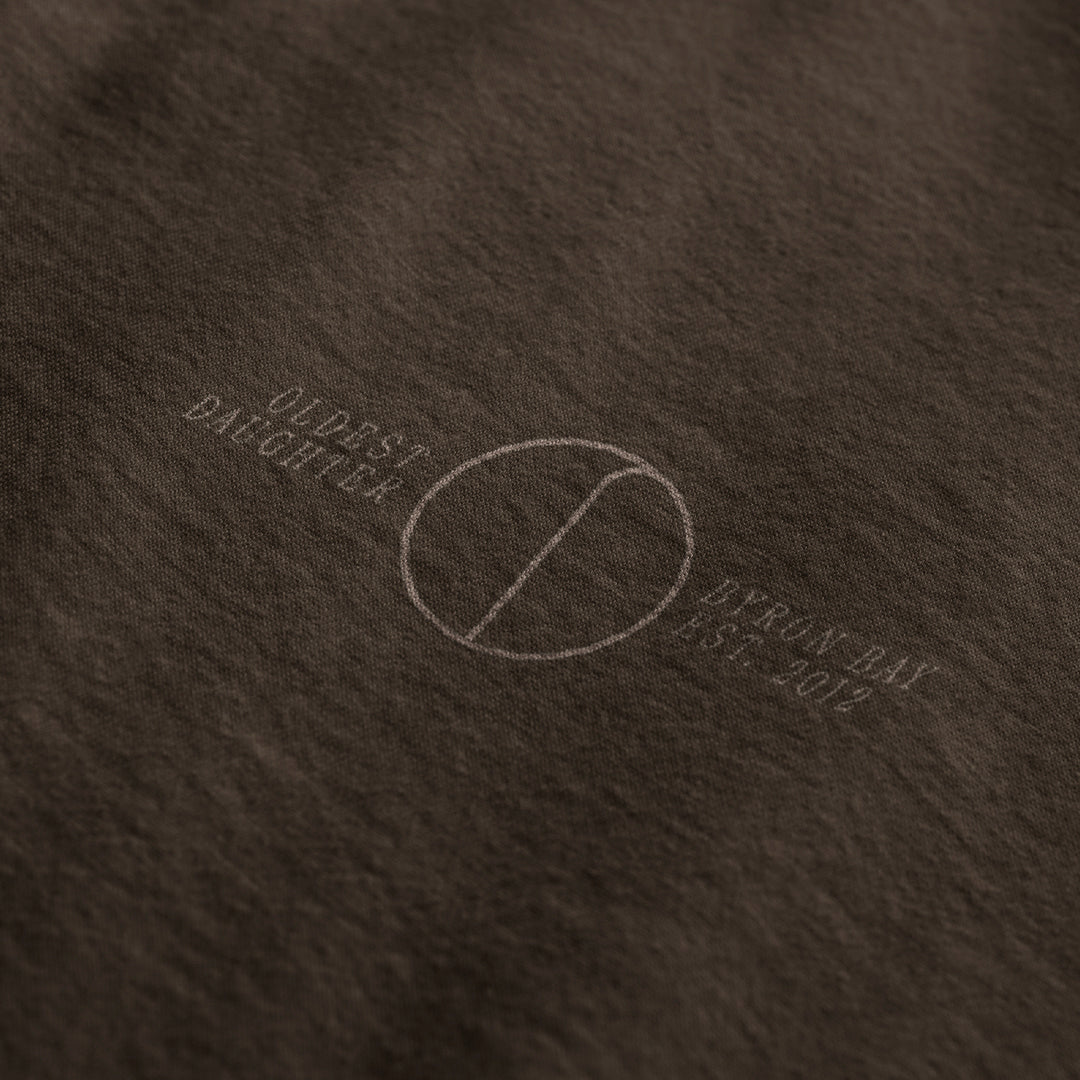 'Home Sweet' certified organic (basic) tee – chocolate brown (women) by Oldest Daughter