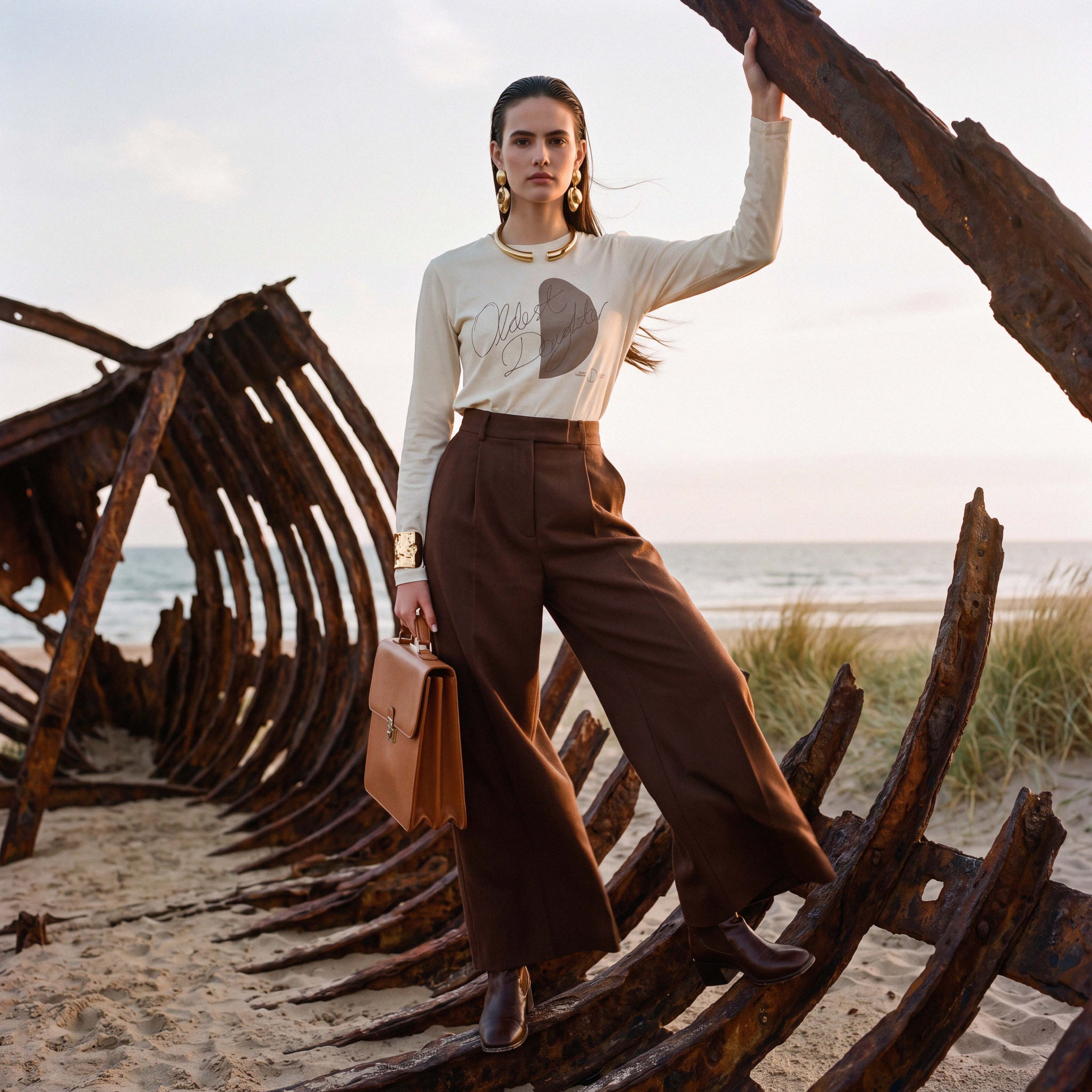 (PRE-SALE) Ep. 68: KAITA organic cotton oversized boyfriend long sleeve tee