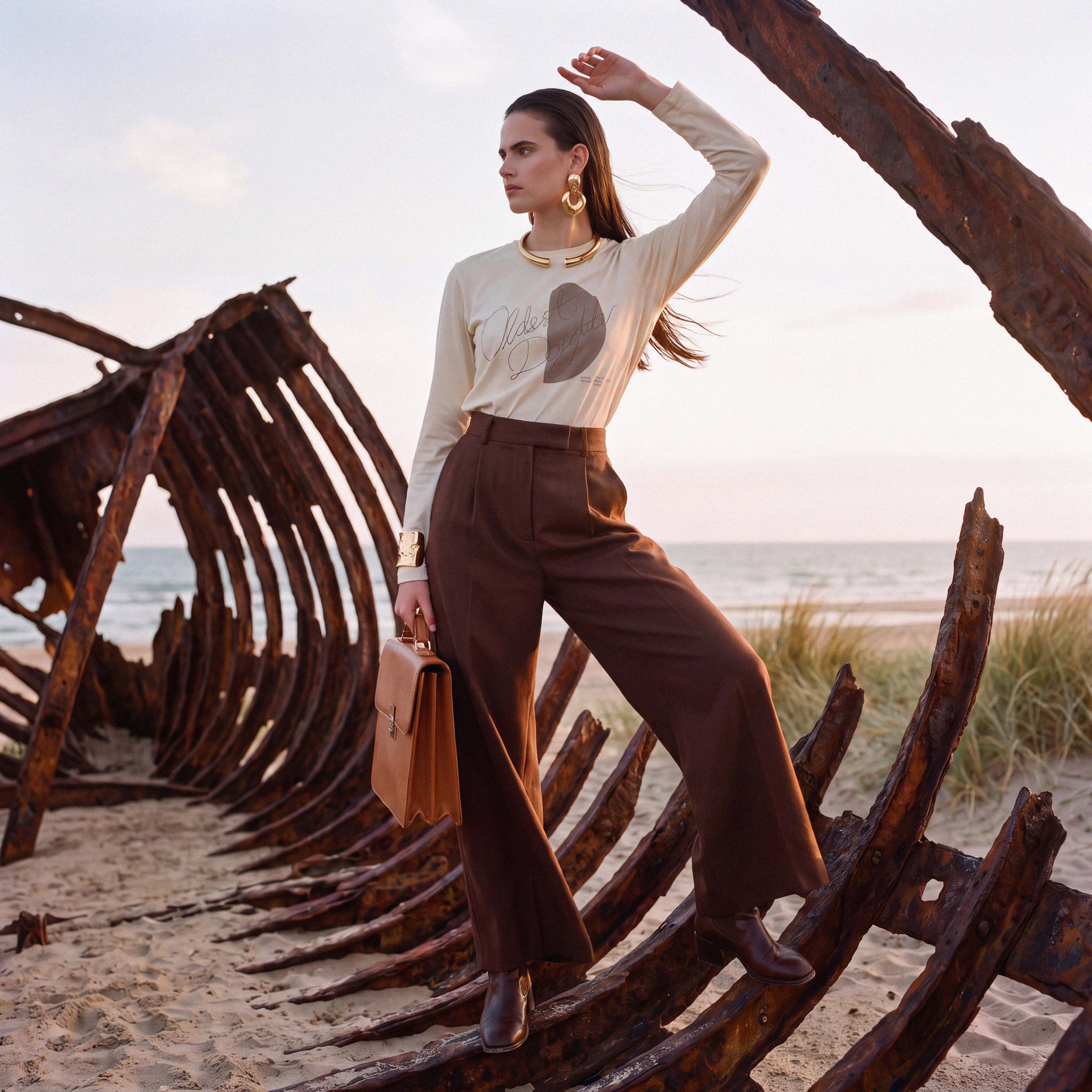 (PRE-SALE) Ep. 68: KAITA organic cotton oversized boyfriend long sleeve tee