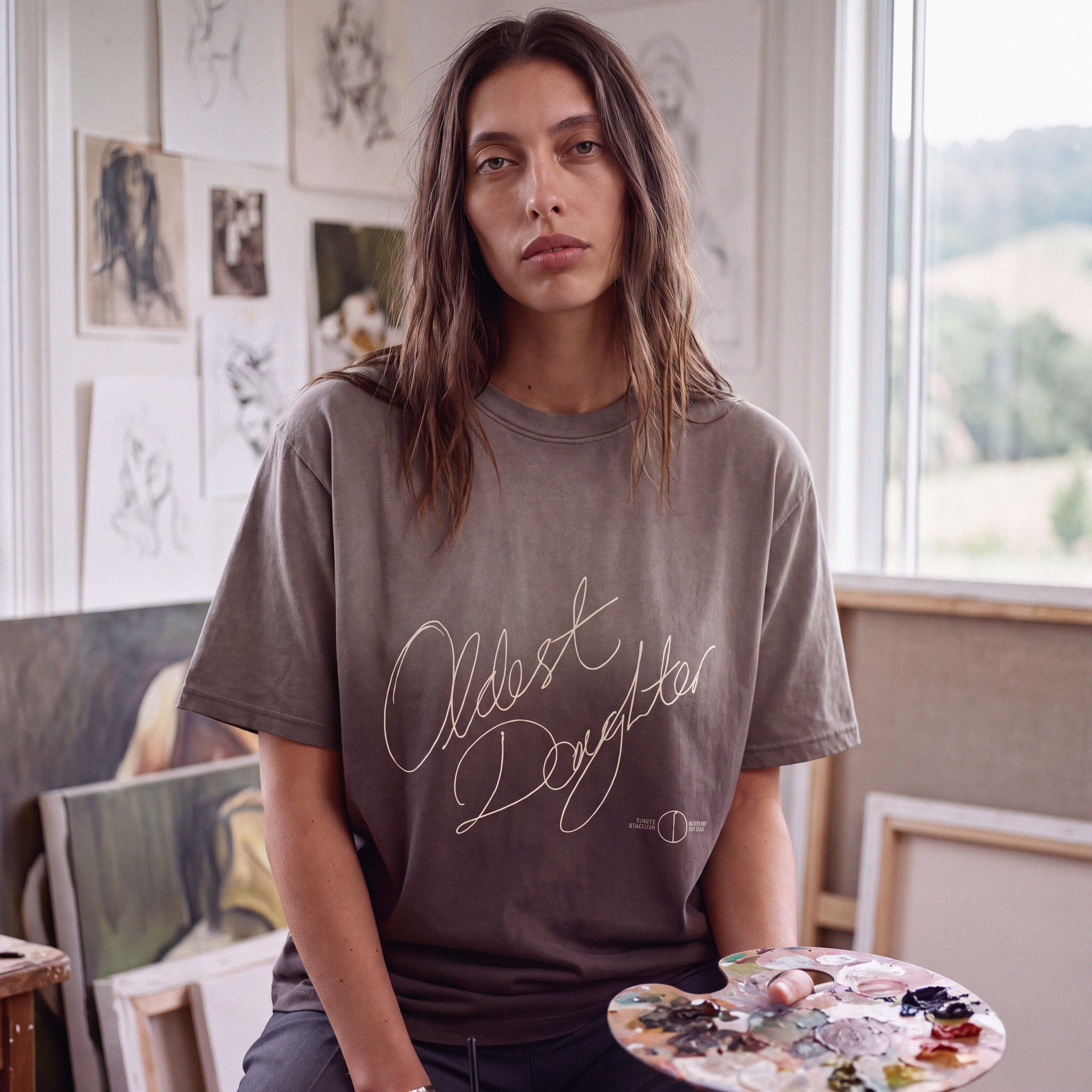 (PRE-SALE) Ep. 61: MIKA organic cotton oversized shadow boyfriend tee