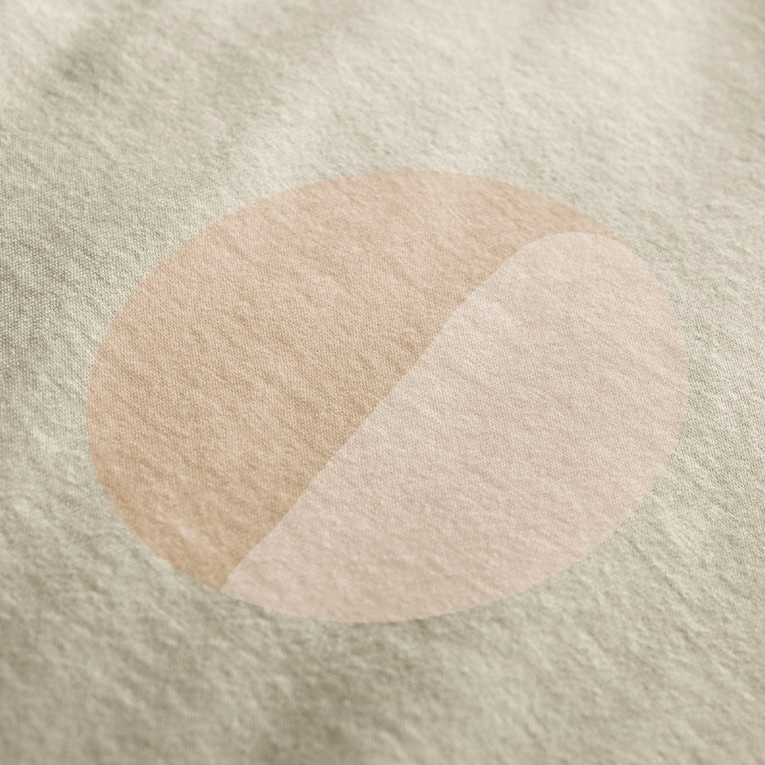 'Morning Fog' certified organic (oversized) tee – oat (women) by Oldest Daughter