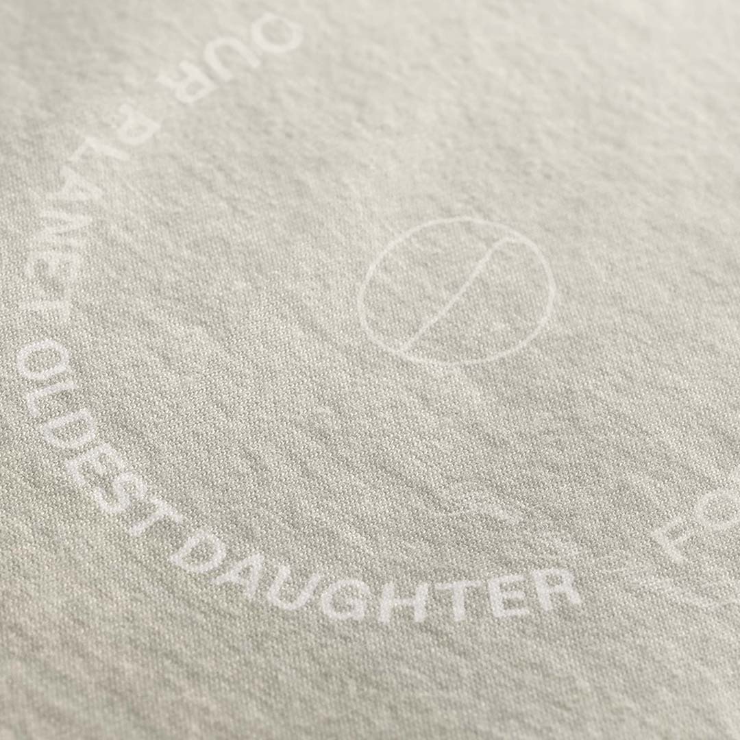 LIMITED EDITION (Pre-Order): 'Next Gen' certified organic (oversized) tee – natural (unisex) by Oldest Daughter