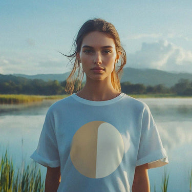 'Nurture verse Nature' certified organic relaxed tee – white (women) by Oldest Daughter