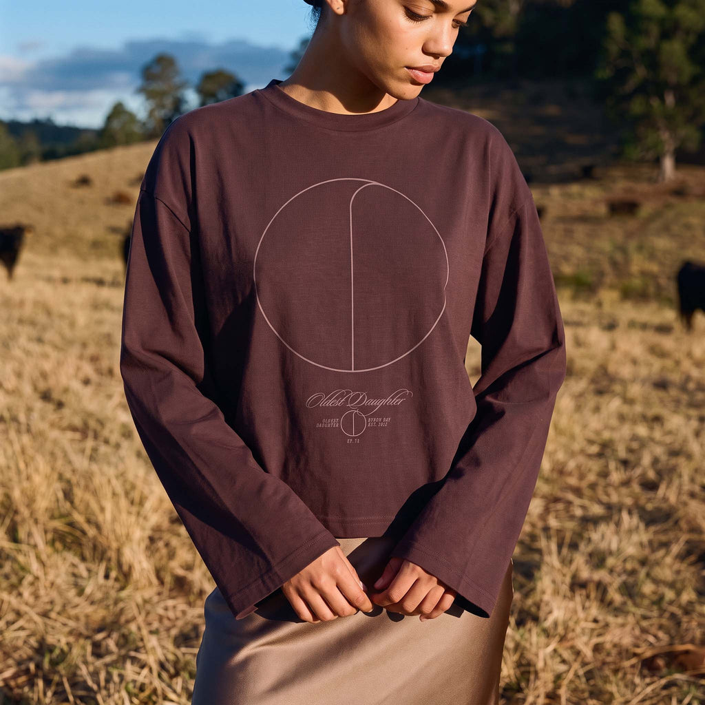 (PRE-SALE) Ep. 78: SOL organic cropped oversized women's long sleeve