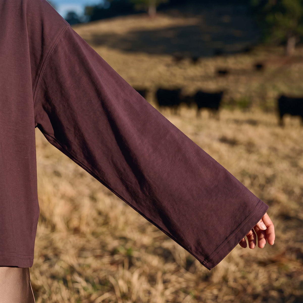(PRE-SALE) Ep. 78: SOL organic cropped oversized women's long sleeve