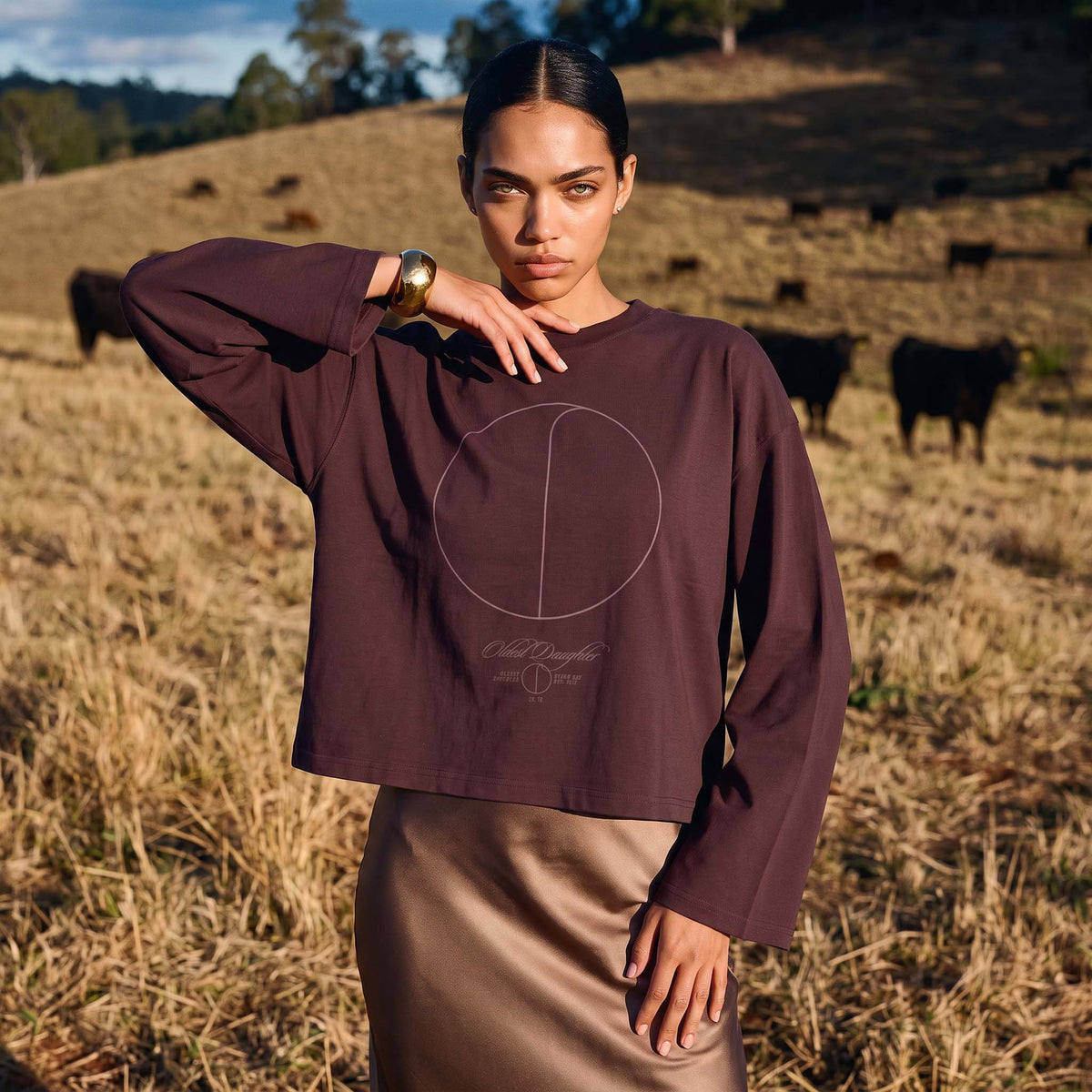 (PRE-SALE) Ep. 78: SOL organic cropped oversized women's long sleeve