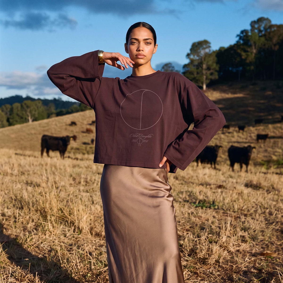 (PRE-SALE) Ep. 78: SOL organic cropped oversized women's long sleeve