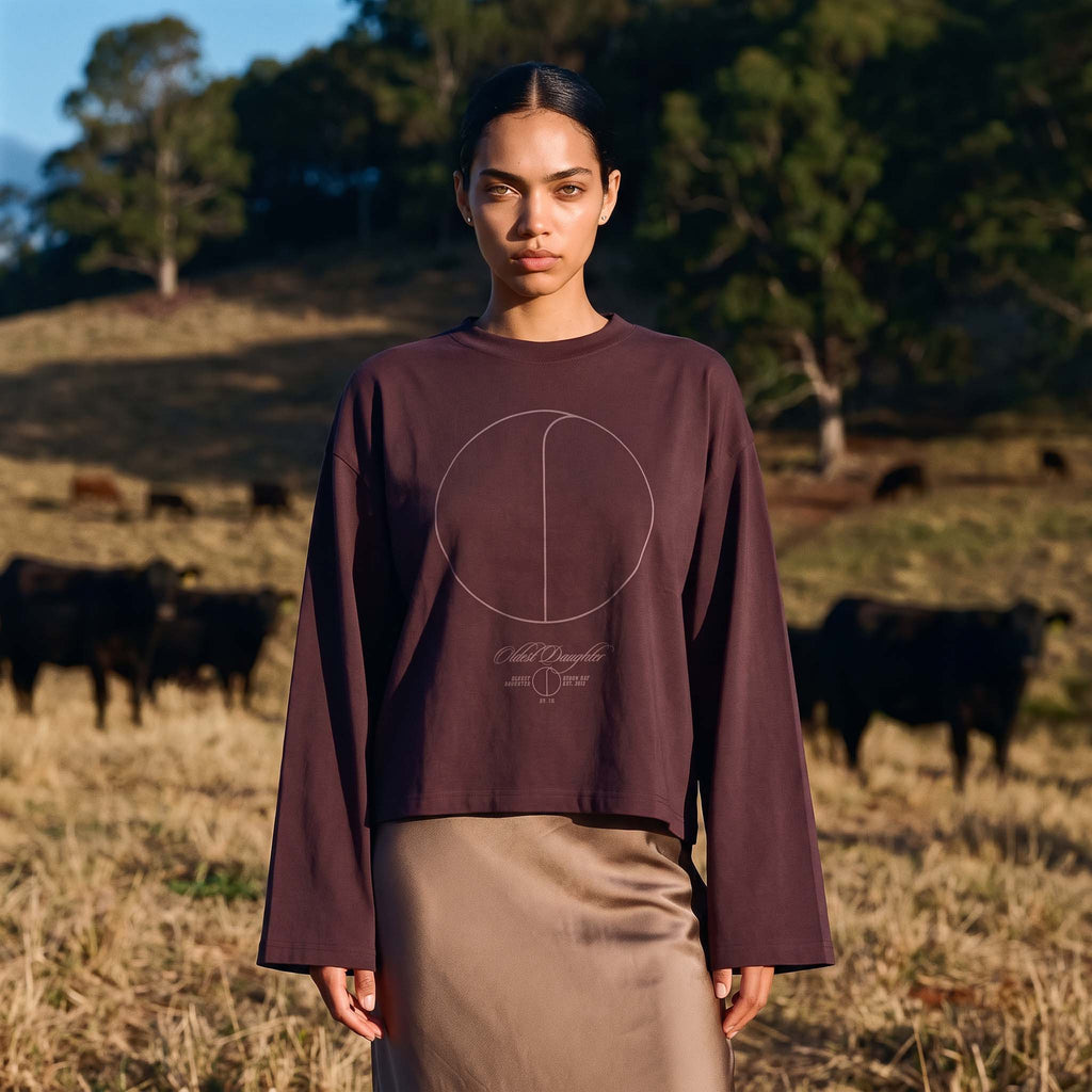 (PRE-SALE) Ep. 78: SOL organic cropped oversized women's long sleeve