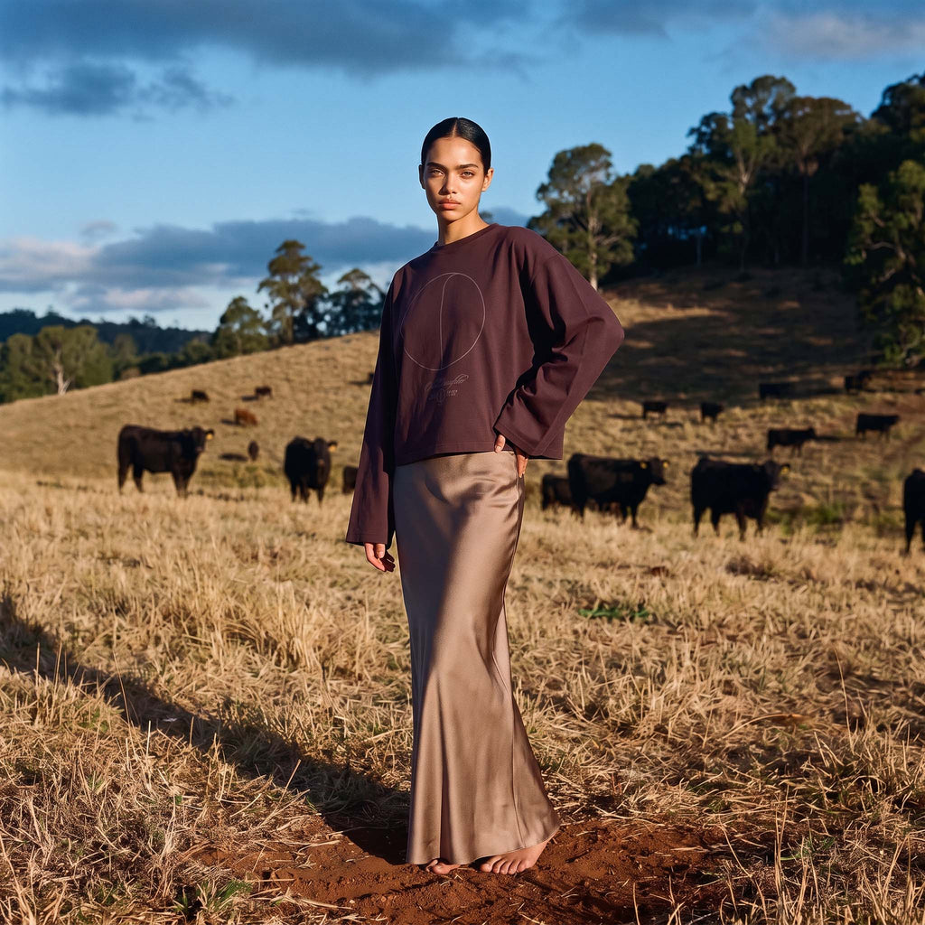 (PRE-SALE) Ep. 78: SOL organic cropped oversized women's long sleeve