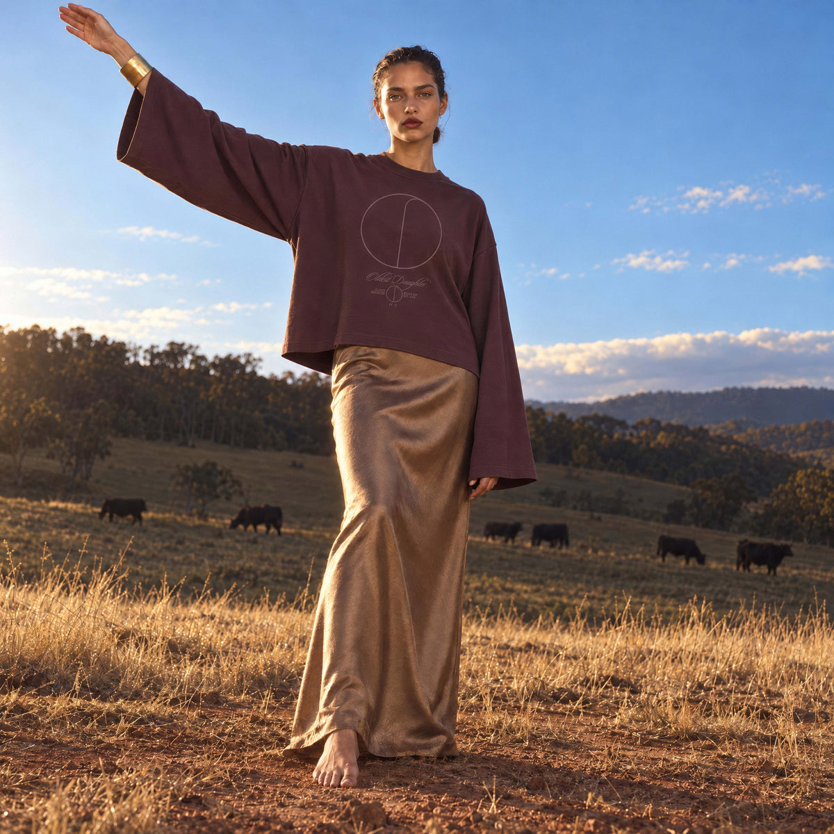 (PRE-SALE) Ep. 78: SOL organic cropped oversized women's long sleeve