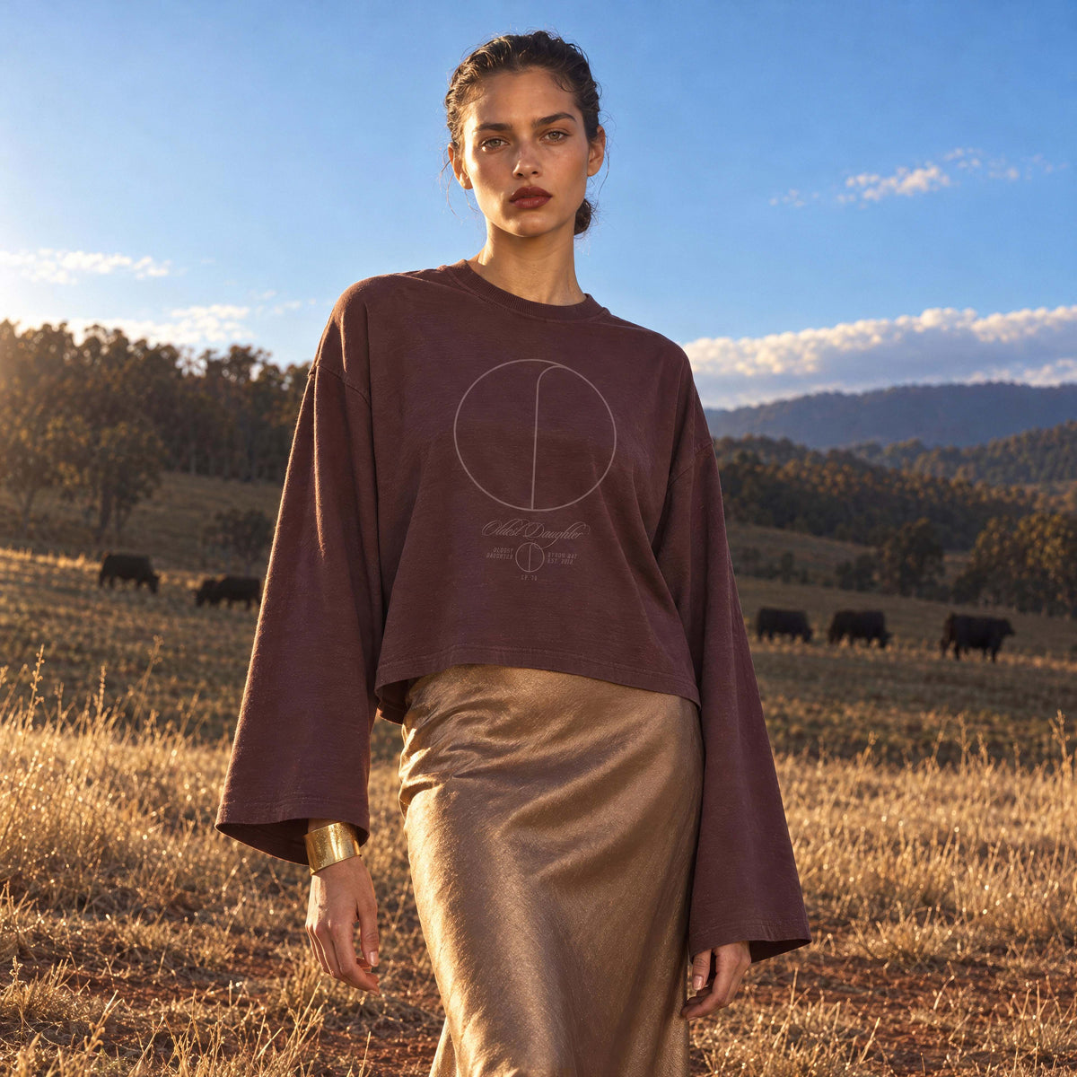 (PRE-SALE) Ep. 78: SOL organic cropped oversized women's long sleeve