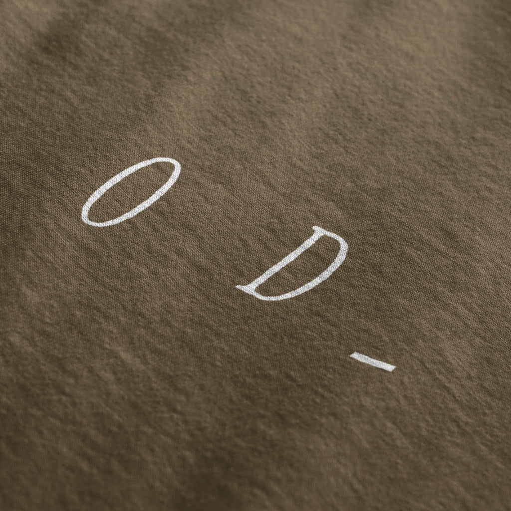 '_Underscore' certified organic oversized tee – willow (women) by Oldest Daughter
