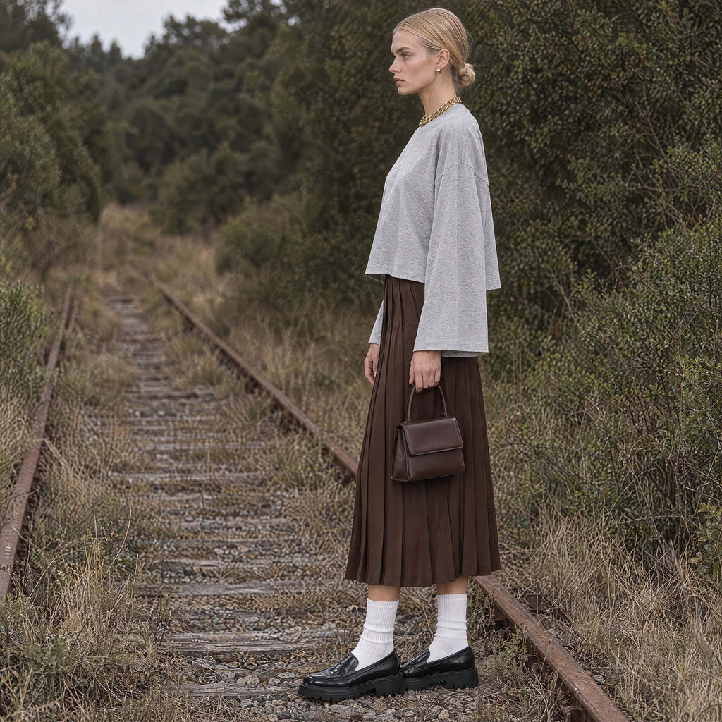 (PRE-SALE) Ep. 80: VIA organic cropped oversized women's long sleeve
